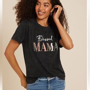 NWT Maurice’s blessed mama graphic tee xs